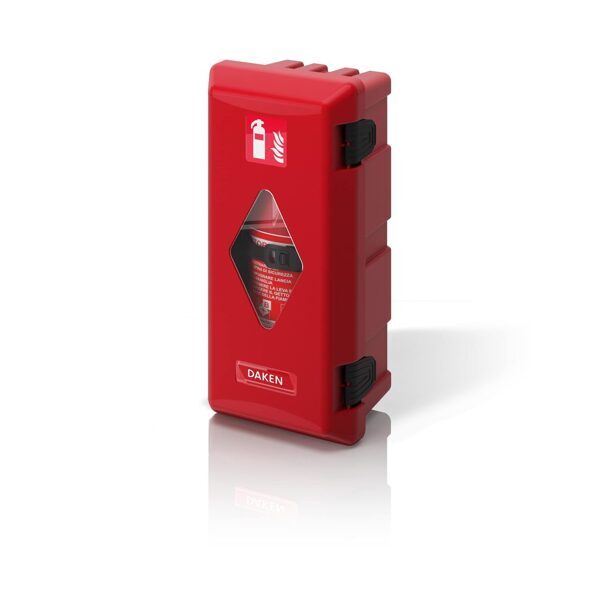 Пенал для огнетушителя ADAMANT, 310х610х247 мм, d-150/170 мм, красный/красный, Daken 82070