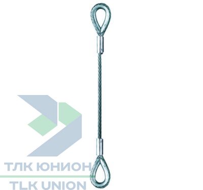Строп СКП, опрессовка, 0,7т, 1м, Dolezych 02220801.1