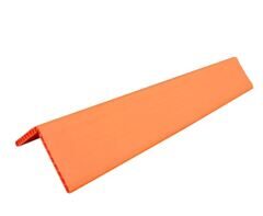 Уголок защитный пластиковый 1200х190х190 мм, оранжевый, Suer 142138704