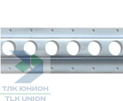 Рейка такелажная / анкерная S-Line с круглым отверстием 3011, d-25 мм, 2994х84х27 мм, сталь, Suer 142138028