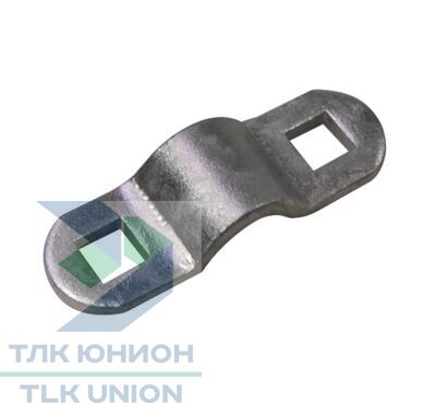Накладка для крепежной петли Suer 295131391, 92х30 мм, на 2 болта, оцинкованная сталь, Suer 295131392